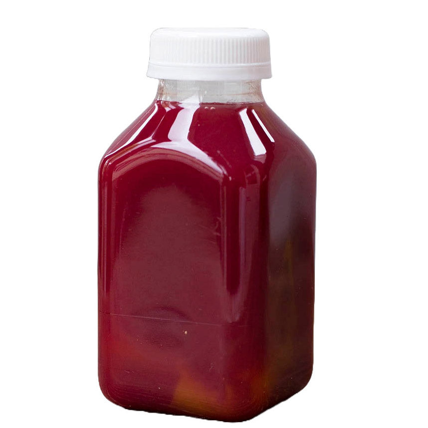 320-PACK OF BOTTLE PLASTIC 8 oz Square PET Plastic Juice Bottles | Highest Quality | 320 count