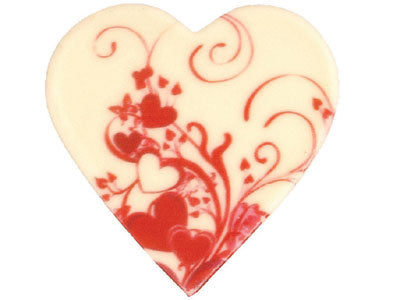 1- PACK OF CHOCOLATE SHAPE HEART/VINE PAT