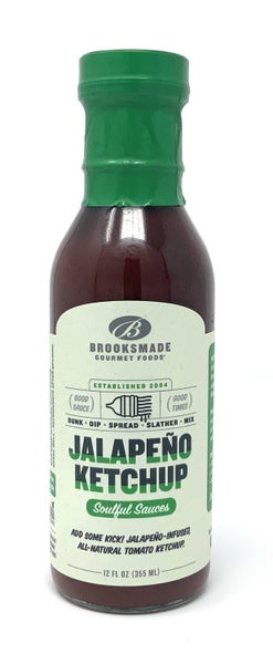 12-PACK OF Ketchup, Jalapeño Brooksmade Gourmet