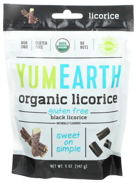 6-PACK OF CANDY LICORICE BLACK LICORICE 5 OUNCE - CASE OF 6