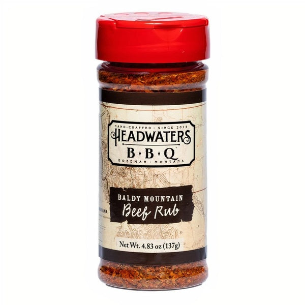 12-PACK OF Seasoning Rub Baldy Mountain Beef, Headwaters BBQ