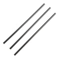 12-PACK OF STRAW PLAS WRPD JMBO BLK 7.75