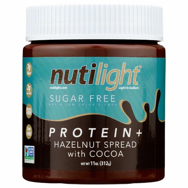 6-PACK OF Spread Hazelnut with Cocoa, Sugar Free + Protein, Nutilight