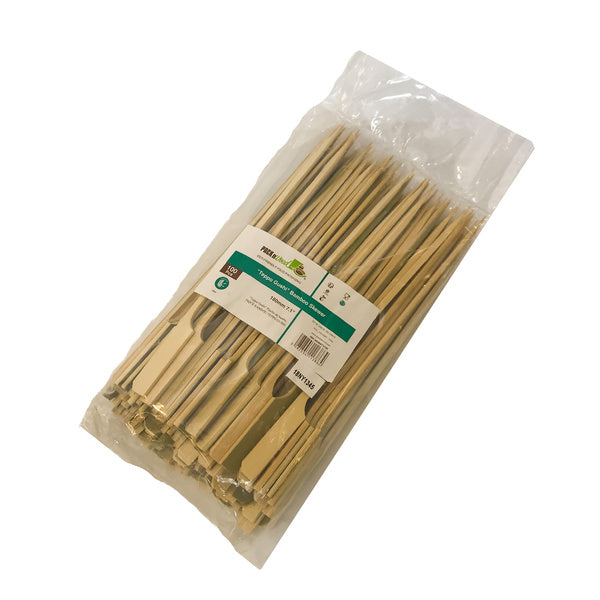 20-PACK OF PICK BAMBOO PADDLE 7IN