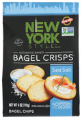 6-PACK OF SNACK CHIP BAGEL, SEA SALT