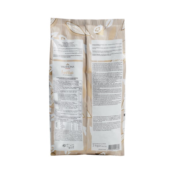 1- PACK OF CHOCOLATE WHITE FEVES 35%