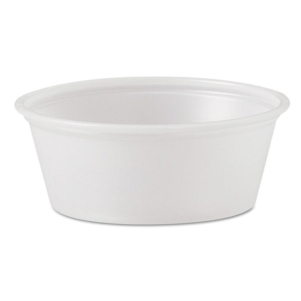 2500-PACK OF Container Foam Dart P150N 1.5 oz. Translucent Polystyrene Portion Cups - 2500 Count for Versatile Food Serving