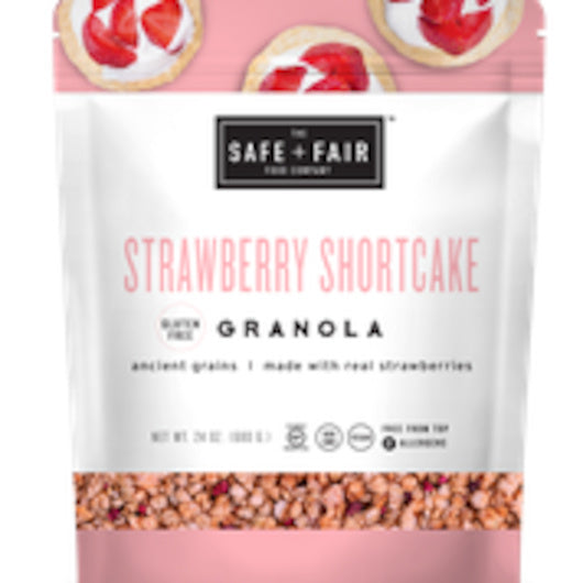 6-PACK OF Strawberry Shortcake Granola Safe And Fair Grocery, 6 - 12 Oz