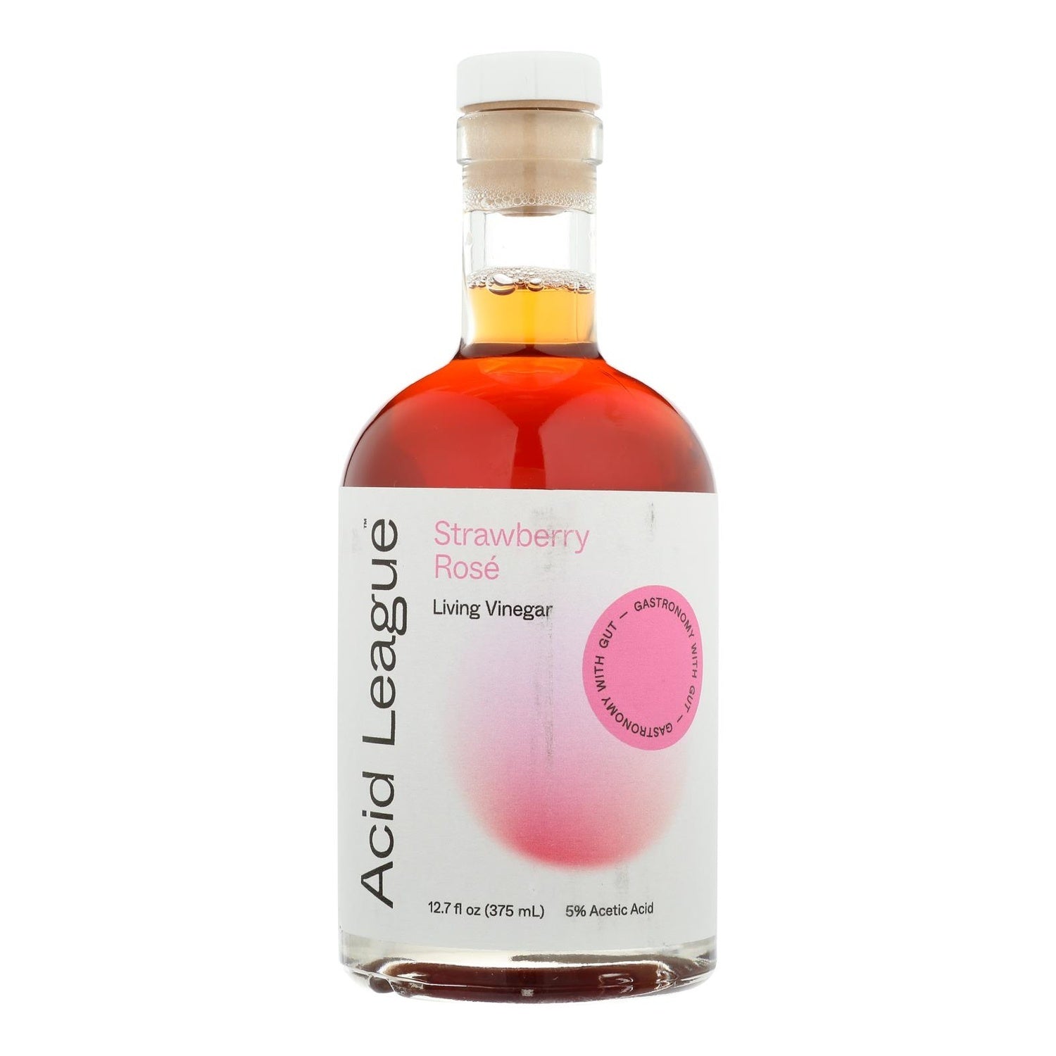 6-PACK OF VINEGAR COLORED STRAWBERRY ROSE