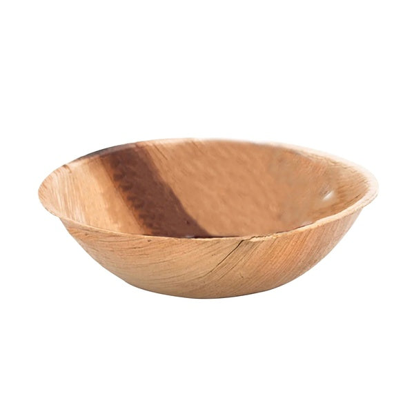 4-PACK OF Bowl Leaf 0.5 oz. Round Palm Leaf Eco