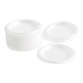 8-PACK OF PLATE FOAM LAM WHT 6 IN