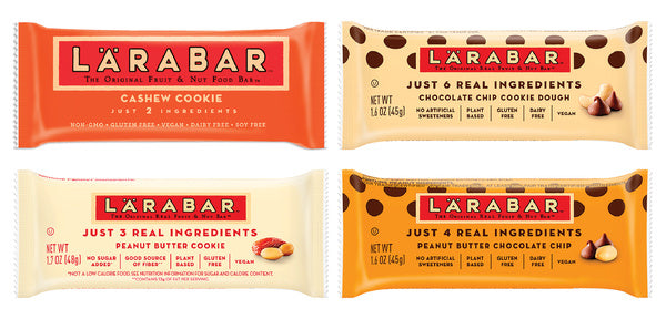 64-PACK OF BAR NUTRITIONAL 4 VARIETY