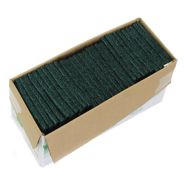 6x3.5-PACK OF PAD CLEANING SCOUR GREEN NYLON