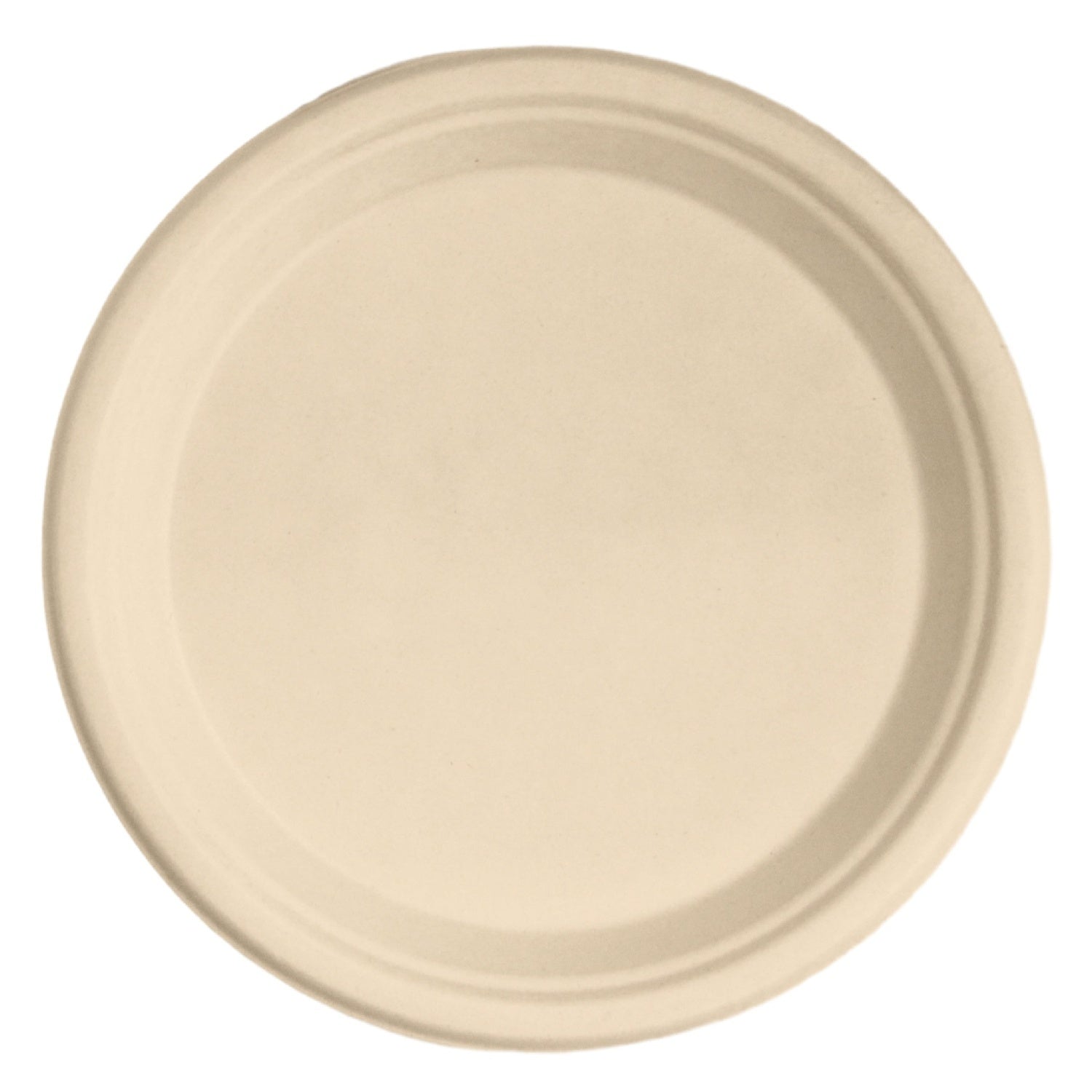 500-PACK OF PLATE ROUND COMPOSTABLE MOLDED FIBER 10 INCH DISPOSABLE