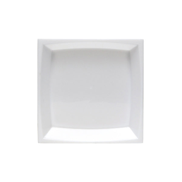 4-PACK OF DISH PLAS SQR WHT PET 2.5IN