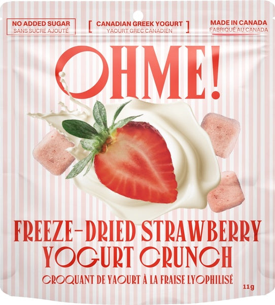 16-PACK OF Freeze-Dried Strawberry Yogurt Crunch (Snack), Natural Sugar, Gluten-Free