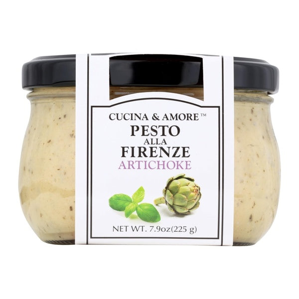 6-PACK OF SAUCE PASTA ARTICHOKE PESTO 7.5 OUNCE - CASE OF 6