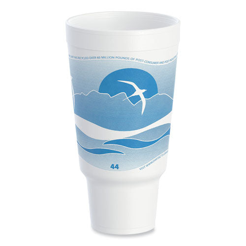 300-PACK OF CUP FOAM WHITE, OCEAN BLUE DRINKING