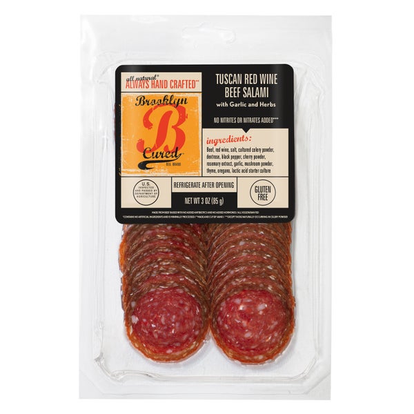 3 OZ-PACK OF SALAMI BEEF TUSCAN RED WINE
