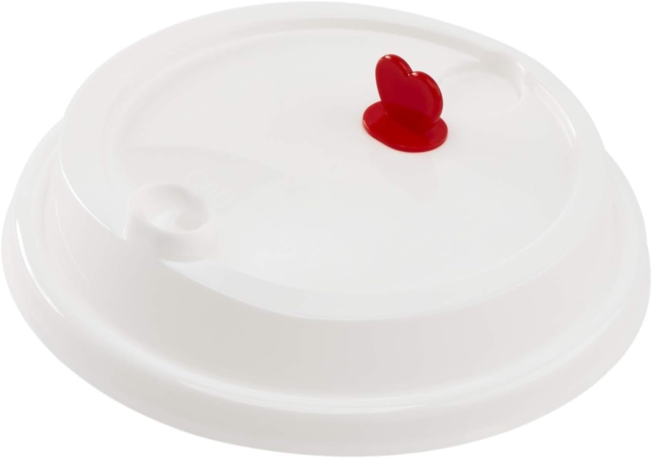 1000-PACK OF Cup/Lid Plastic Karat [1,000 Pack - 90mm] Sipper Dome Lid for Tall Premium PP Plastic Cups, White