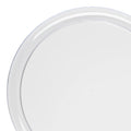 24-PACK OF Pastry Plate 6.25" Flat Round Plastic