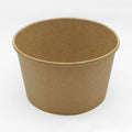 600-PACK OF Container Takeout Karat 600 ct 28 oz Paper Food Containers | 142 mm | Kraft