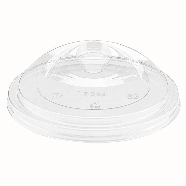 1000-PACK OF Lid Togo Karat Earth 98mm PLA Strawless Sipper Lid for 12-24oz PLA Cup - 1,000 pcs