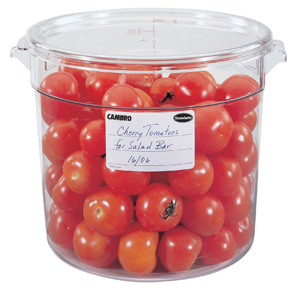 EA-PACK OF COVER PLAS CAMWR RND CLR 6&8QT