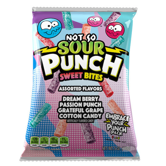 12-PACK OF Dream Berry Sweet Bites Gummy Candy Sour Punch, 12 - 5 Oz