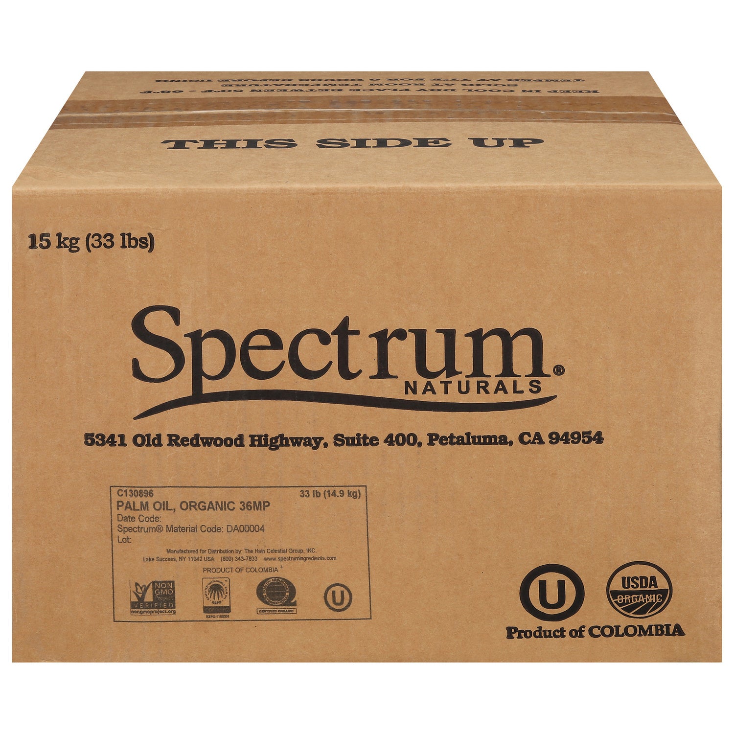 33-PACK OF SHORTENING VEGETABLE PALM