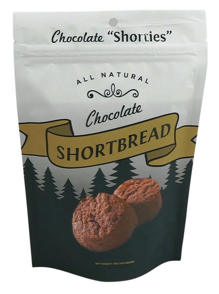 12-PACK OF Cookies Shortbread Chocolate "Shorties", Northwest Expressions