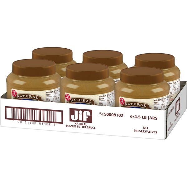 6- PACK OF PEANUT BUTTER SAUCE NATURAL