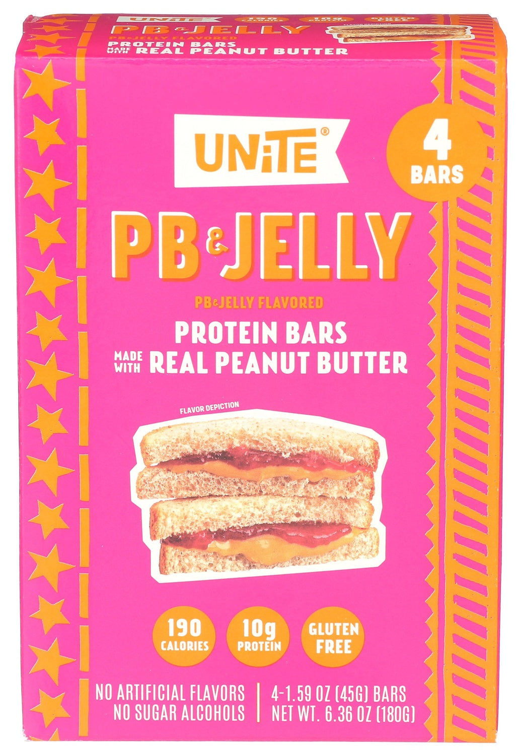 6-PACK OF SNACK BAR PB AND JELLY