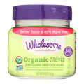 6-PACK OF Sugar Granulated Stevia Sweetner Organic Jar Wholesome 6 oz