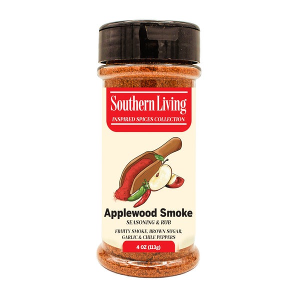 6-PACK OF Seasoning Rub Applewood Smoke Spice Southern Living, Gourmet Warehouse