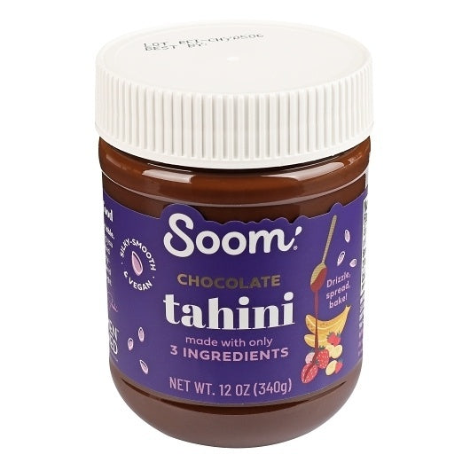 6-PACK OF Chocolate Tahini Spread Soom Foods, 6 - 12 OZ