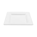 500-PACK OF Plate Square Karat Earth 10”x 10” Molded Fiber Square Plate, PFAS Free, White - 500 pcs