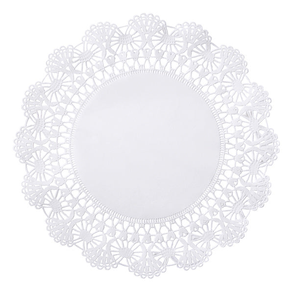 1-PACK OF DOILY LACE RND WHT 10 IN
