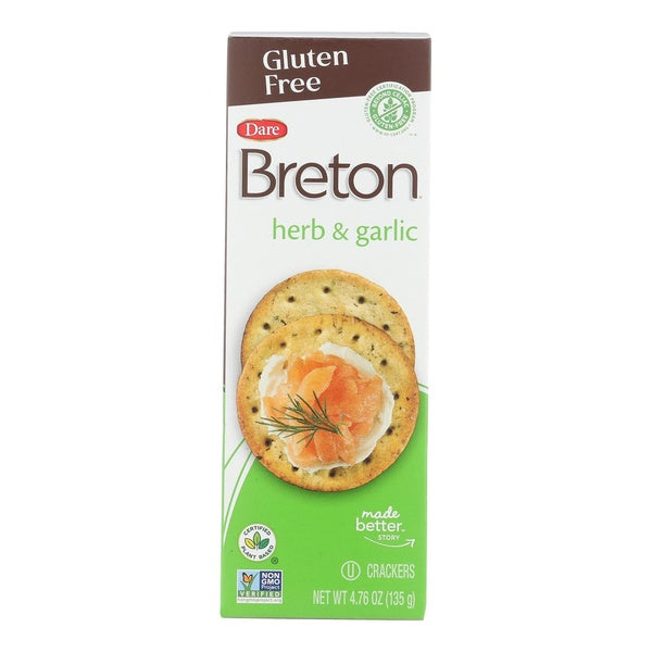 6-PACK OF SNACK CRACKER HERB & GARLIC