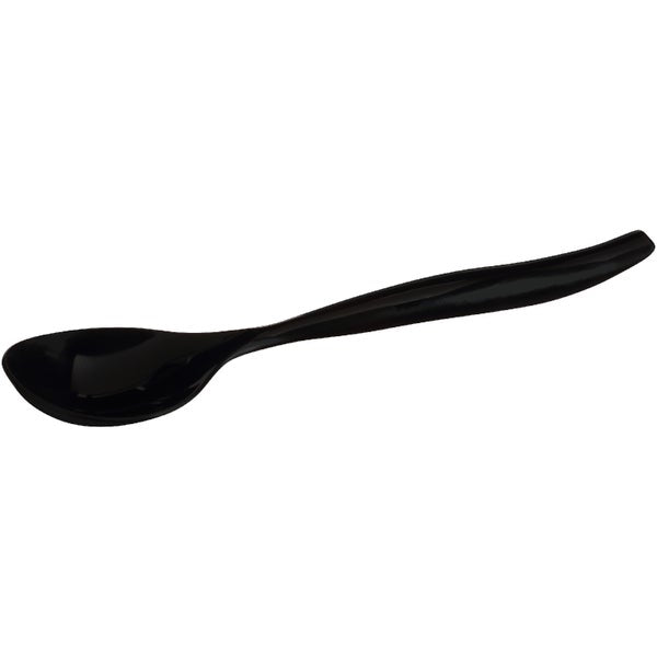 1-PACK OF SPOON PLASTIC SERVING BLK 10IN