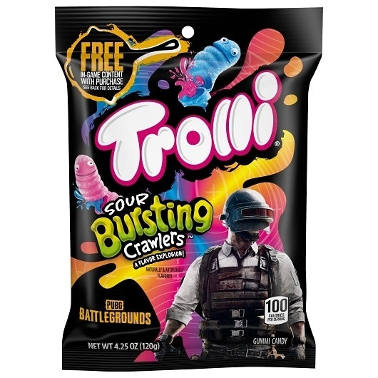 12-PACK OF Bursting Crawlers Trolli, 12 - 4.25 Oz