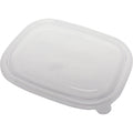 400-PACK OF CONTAINER TAKEOUT World Centric Compostable PLA Lids for 8.7 x 6.7 Fiber To-Go Boxes | 400 count
