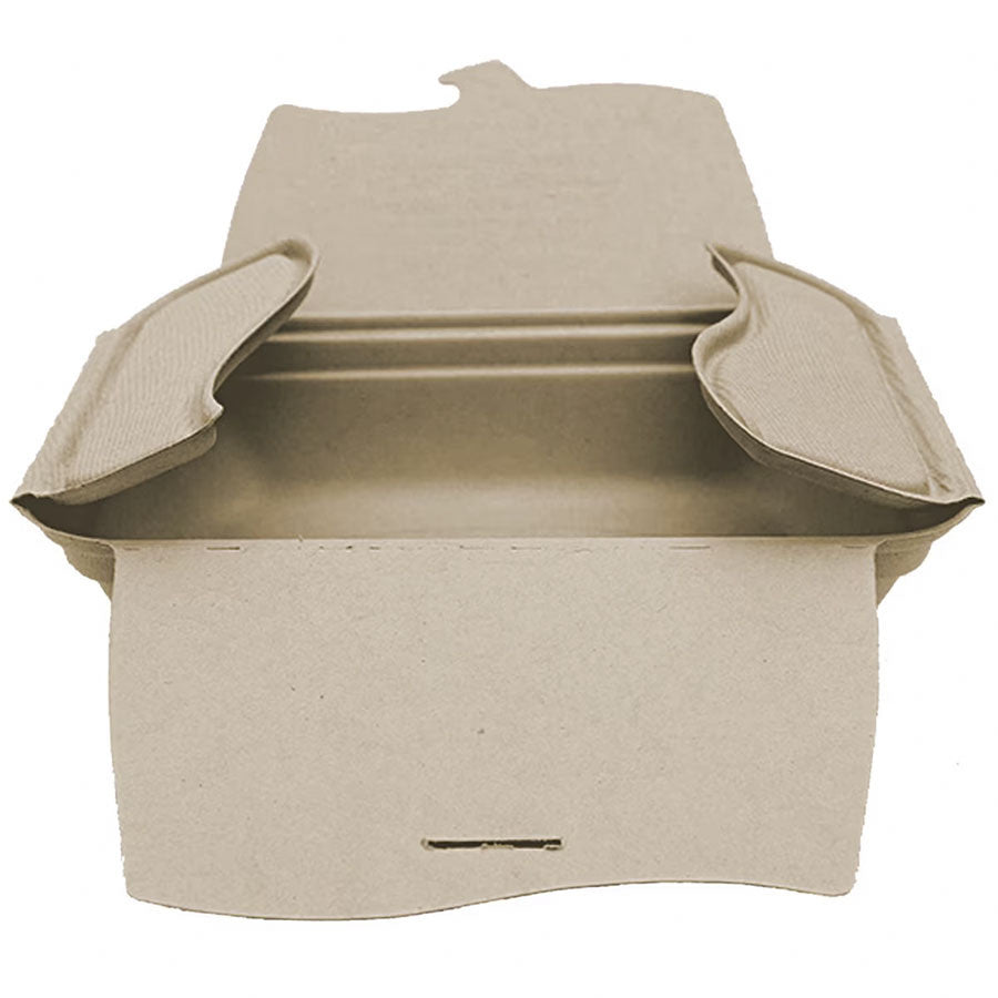 200-PACK OF CONTAINER TAKEOUT World Centric 48 oz Compostable Fiber Compost-A-Pak | No PFAS | 200 count