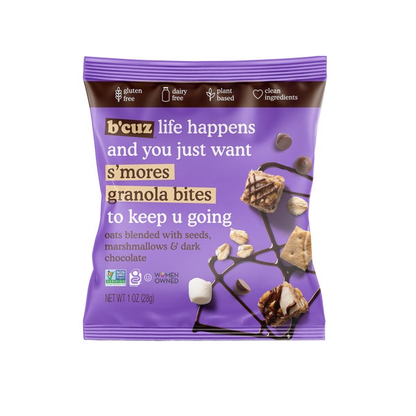 24-PACK OF Granola Bites S'mores, B'cuz Snacks