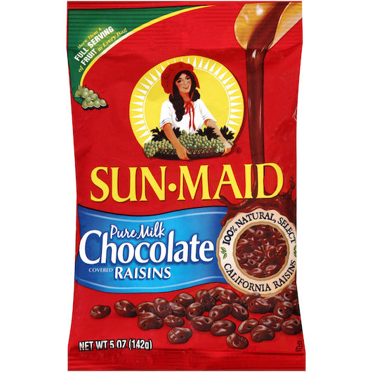 48-PACK OF Milk Chocolate Covered Raisins Promotion In Motion, 48 - 5 Oz