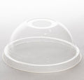 1000-PACK OF CUP/LID PLA Domed Lids w/ Straw Hole | Fits 12-24 oz Greenware Cold Cups | 1000 count
