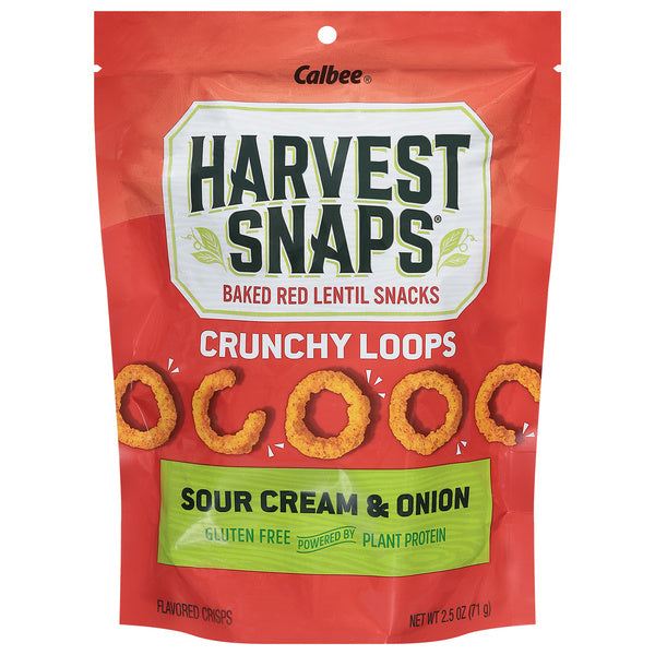 12-PACK OF SNACK VEGETABLE RED LENTIL, SOUR CREAM AND ONION