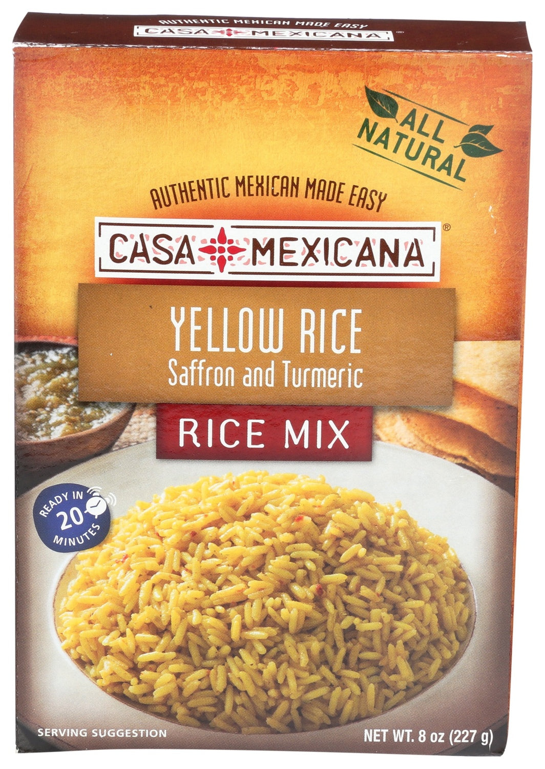 12-PACK OF RICE MEXICAN YELLOW, SAFFRON AND TURMERIC