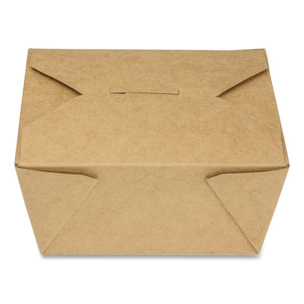 450-PACK OF GEN KS10120 Reclosable 30 oz. Paper Take-Out Box - Kraft (450/Carton)