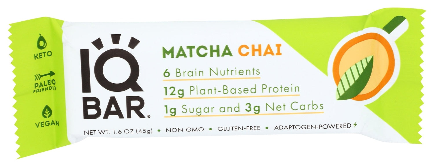 12-PACK OF SNACK BAR MATCHA CHAI